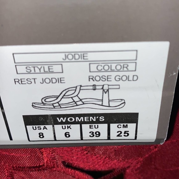 NIB Vionic Rest Jodie rose gold adjustable sandals - Picture 12 of 12